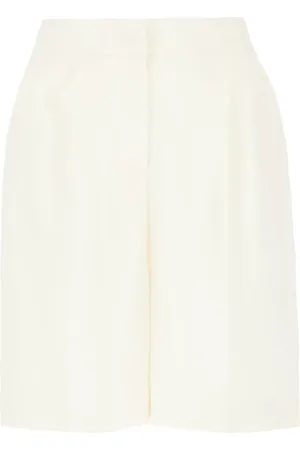 SIMONA CORSELLINI Shorts met logoplakkaat