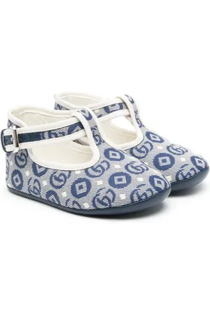 Gucci Canvas babyschoentjes met GG
