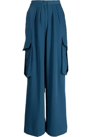 Bambah Delfin crêpe cargo broek
