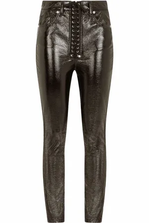 Dolce & Gabbana Gecoate skinny jeans met ringlets