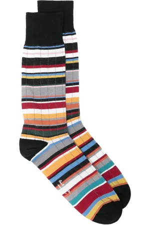 Paul Smith Geribbelde sokken met kenmerkende streep