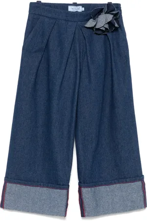 Mimisol Jeans met bloemapplicatie