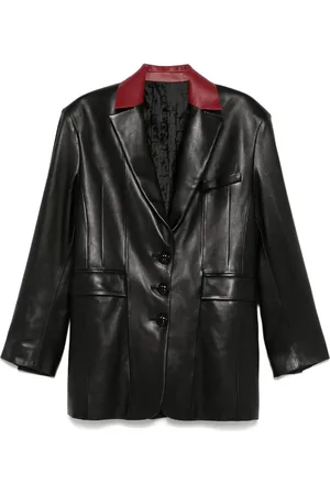 Paco rabanne Leren blazer