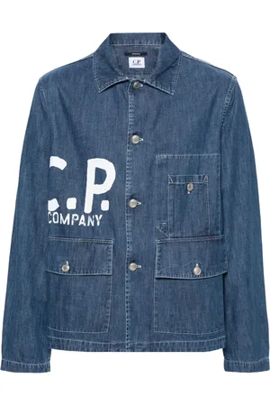C.P. Company Denim jack met logoprint