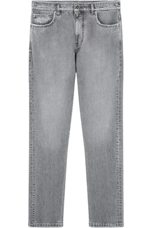 VERSACE Gerafelde straight jeans