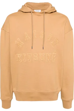 Maison Kitsuné Katoenen hoodie met geborduurd logo
