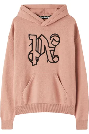 Palm Angels Hoodie met geborduurd monogram en rits