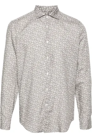 CANALI Overhemd met bloemenprint