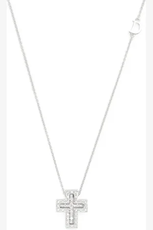 Damiani 18kt witgouden halsketting