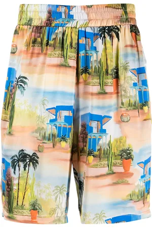 Les Benjamins Shorts met tropische print