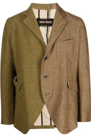 UMA WANG Blazer met contrasterend vlak