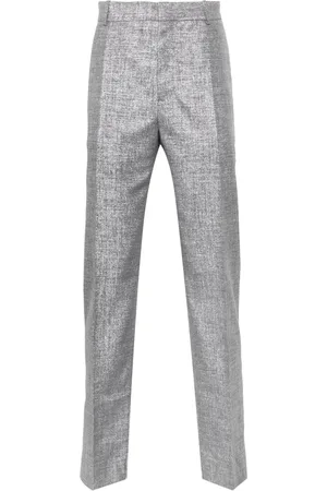 Alexander McQueen Broek met metallic