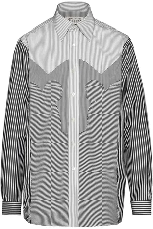Maison Margiela Yoke gestreept overhemd