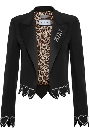 Philipp Plein Blazer met hart detail