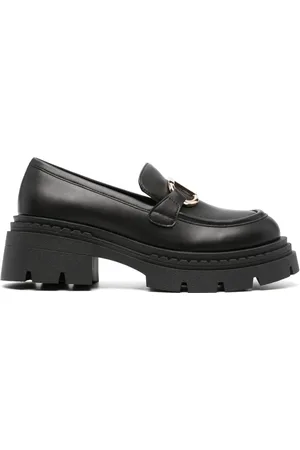 Twin-Set Oval T loafers met logoplakkaat