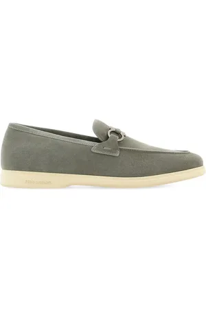 Salvatore Ferragamo Gancini suède loafers