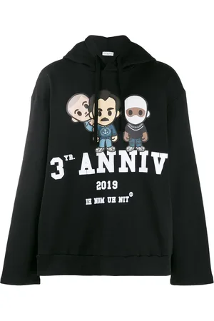 Ih Nom Uh Nit Hoodie met print