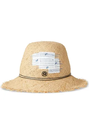 Le Mont St Michel Candice rieten fedora hoed