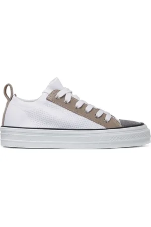 Brunello Cucinelli Sneakers met vlakken en monili detail
