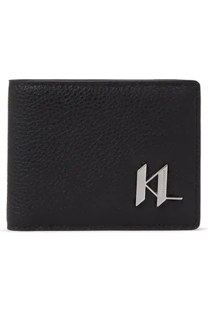 Karl Lagerfeld K/Plak leren portemonnee