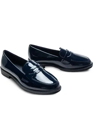 M. Moustache Loafers met gelakte afwerking