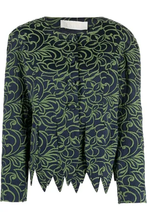 Destree Wade jack met bloemen jacquard