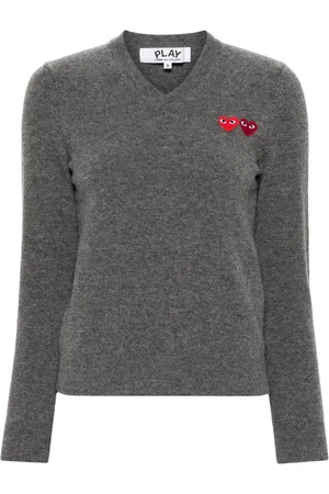 Comme des Garçons Double heart wool jumper