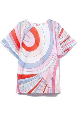 PUCCI Junior Katoenen jurk met Iride