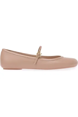Gianvito Rossi Leren ballerina