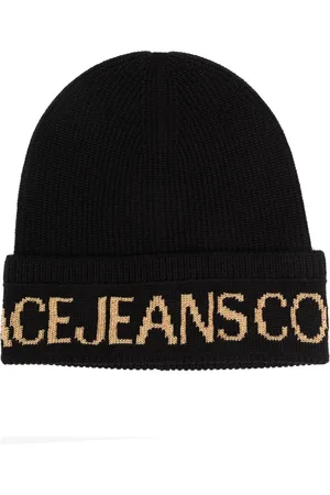 VERSACE Muts met intarsia logo