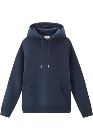Woolrich Katoenen hoodie met geborduurd logo