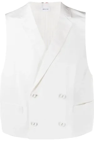 Thom Browne Gilet met dubbele rij knopen