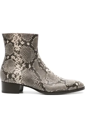 Scarosso Warren Chelsea laarzen met pythonprint