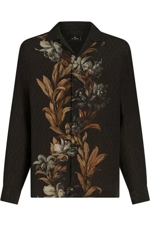 Etro Overhemd met geborduurde bloemen