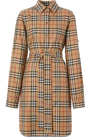 Burberry Geruite blousejurk