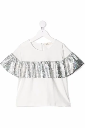Le pandorine Blouse met korte mouwen