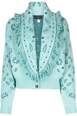 Alanui Bombervest met jacquard