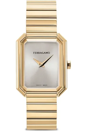 Salvatore Ferragamo Crystal Tank 33.5mm horloge