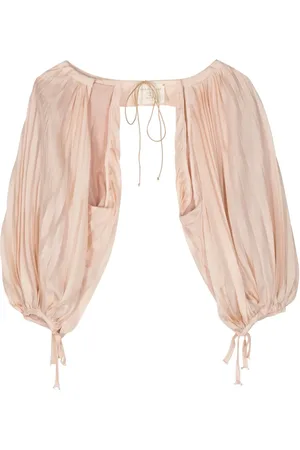 Shanshan Ruan Bolero met pofmouwen