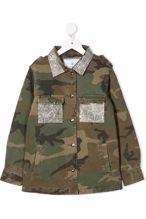 Philipp Plein Shirtjack met stras