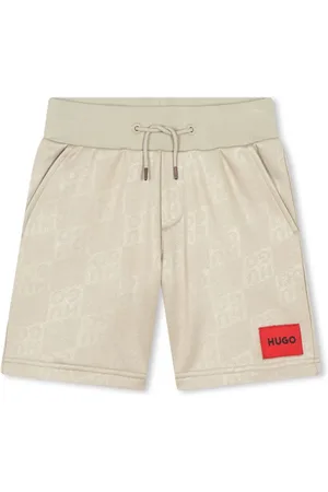 HUGO BOSS Trainingsshorts met monogram