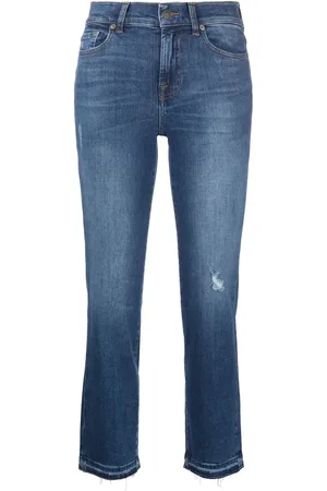 7 for all Mankind Gerafelde jeans