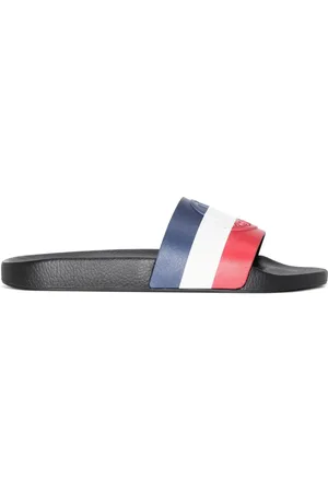 Moncler Basile gestreepte slippers
