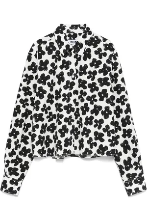 Msgm Overhemd met bloemenprint