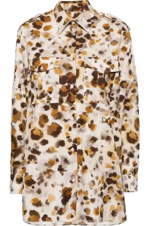 Msgm Overhemd met waterverfprint