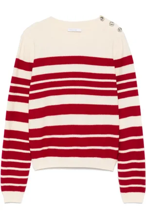 Patrizia Pepe Trui met knoopdetail