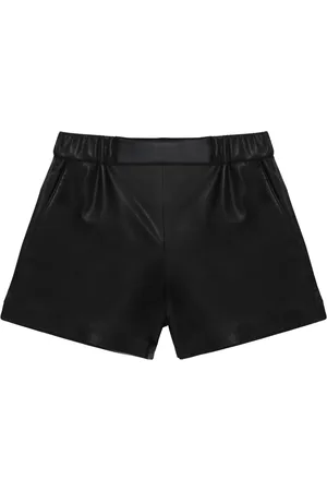ANINE BING Koa leren shorts