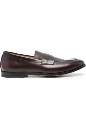 Premiata Leren loafers met ronde neus