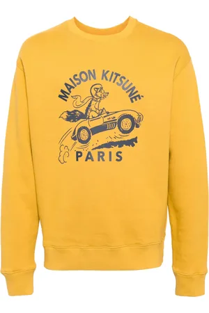Maison Kitsuné Katoenen sweater met print