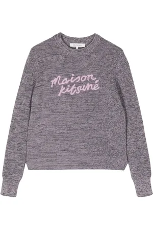 Maison Kitsuné Trui met geborduurd logo